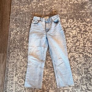 Abercrombie 90’s high rise straight jeans